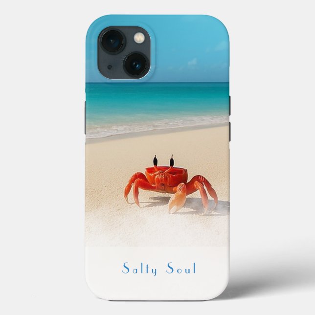 Âme salé / iPhone 13 Coque dur (Verso)
