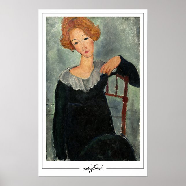 Amedeo Modigliani Zedign Art Poster #12 (Devant)