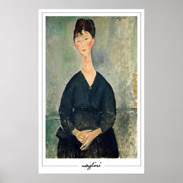 Amedeo Modigliani Zedign Art Poster #15 (Devant)