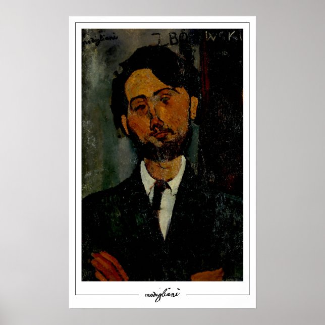 Amedeo Modigliani Zedign Art Poster #158 (Devant)