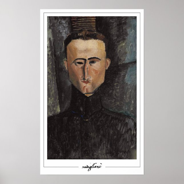 Amedeo Modigliani Zedign Art Poster #167 (Devant)