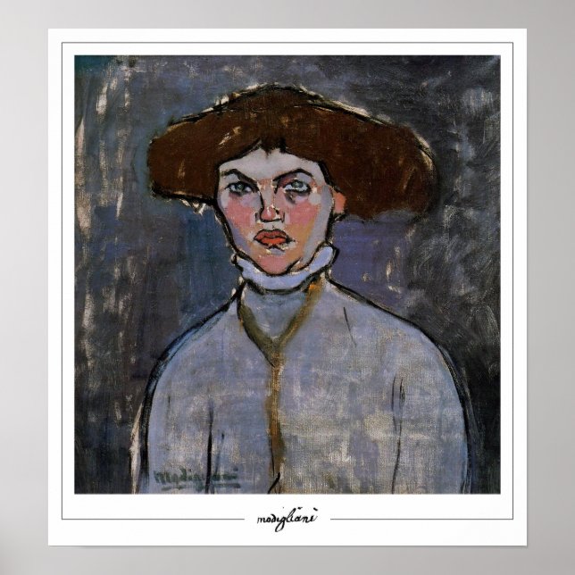 Amedeo Modigliani Zedign Art Poster #23 (Devant)