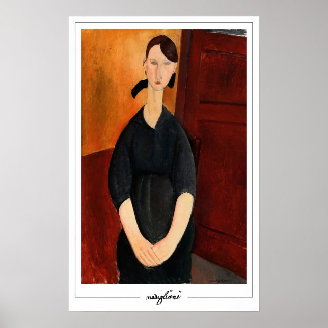 Amedeo Modigliani Zedign Art Poster #255 (Devant)