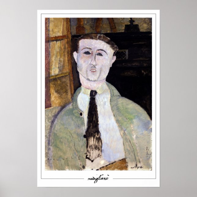 Amedeo Modigliani Zedign Art Poster #352 (Devant)