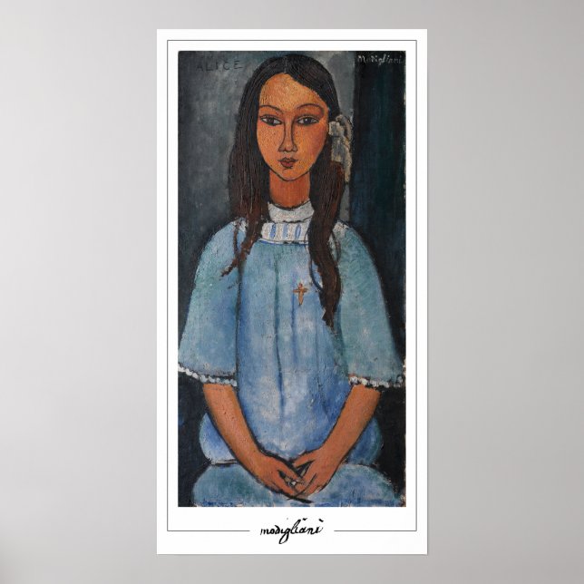 Amedeo Modigliani Zedign Art Poster #5 (Devant)