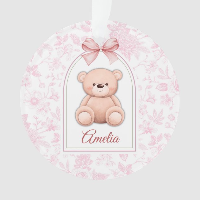 Amelia | Conception personnalisée d'ours en peluch (devant)