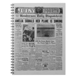 Amelia Earhart Vintage journal