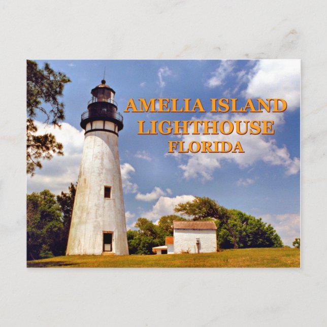 Amelia Island Lighthouse, Floride Carte postale (Devant)