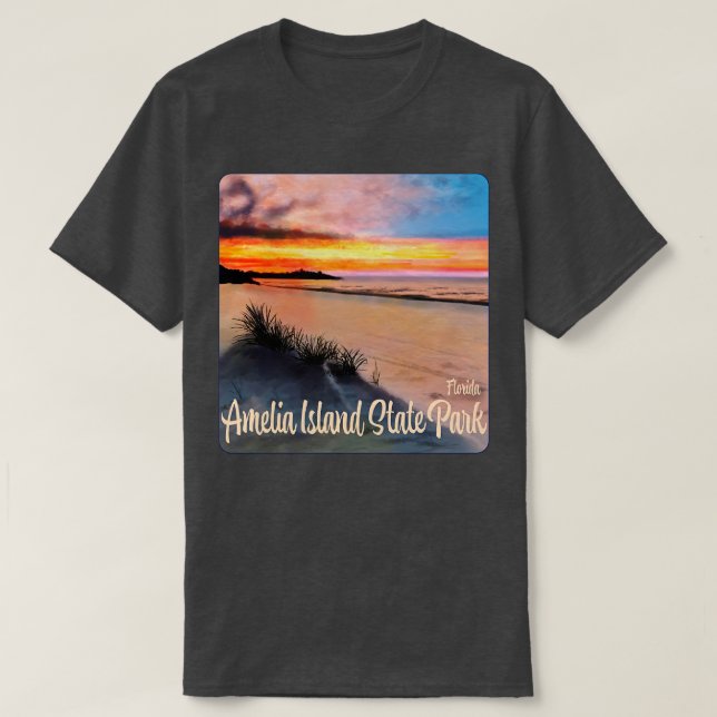 Amelia Island State Park Floride TShirt (Design devant)