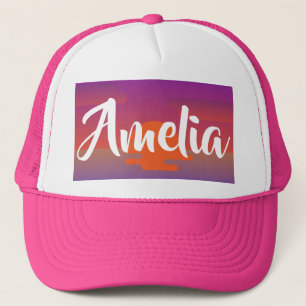 Amelia Nom Casquette Sunset Ombre Été Casquette pe