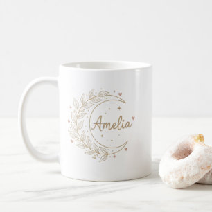 Amelia Personalised Name Mug - Elegant Celestial 