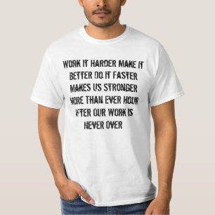 Améliorez plus dur plus rapidement un T-shirt plu