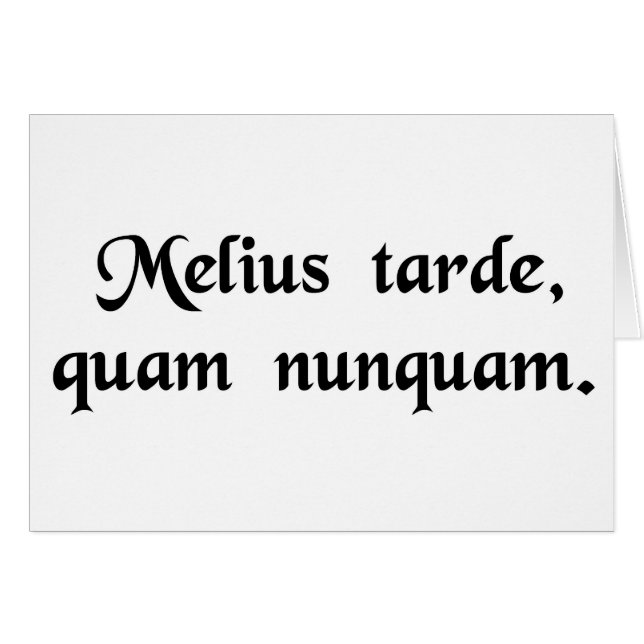 Améliorez tard que jamais (Devant horizontal)