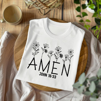 Amen for Women and Children Christian T-shirt