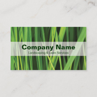 Aménagement et carte de visite de nature de