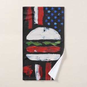 America Burger (Peinture noire n° 7)