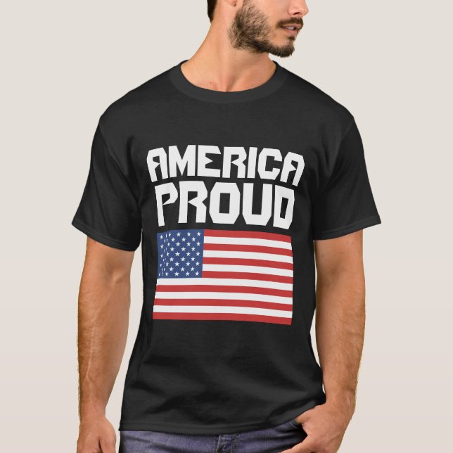 AMERICA FIER T-SHIRTS (Devant)
