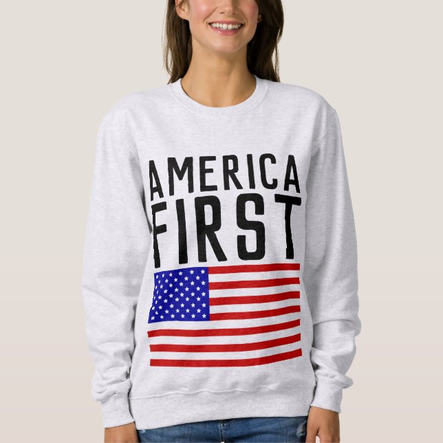 AMERICA PREMIER, T-shirts patriotiques (Devant)