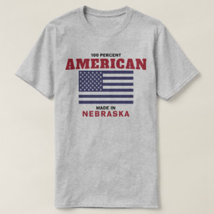 Américain de 100 pour cent fait dans le T-shirt d