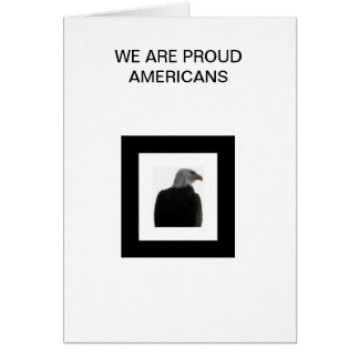 AMÉRICAIN EAGLE AVEC LE DRAPEAU AMÉRICAIN