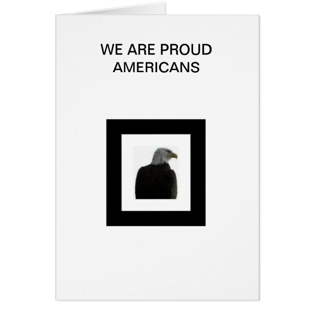 AMÉRICAIN EAGLE AVEC LE DRAPEAU AMÉRICAIN (Devant)