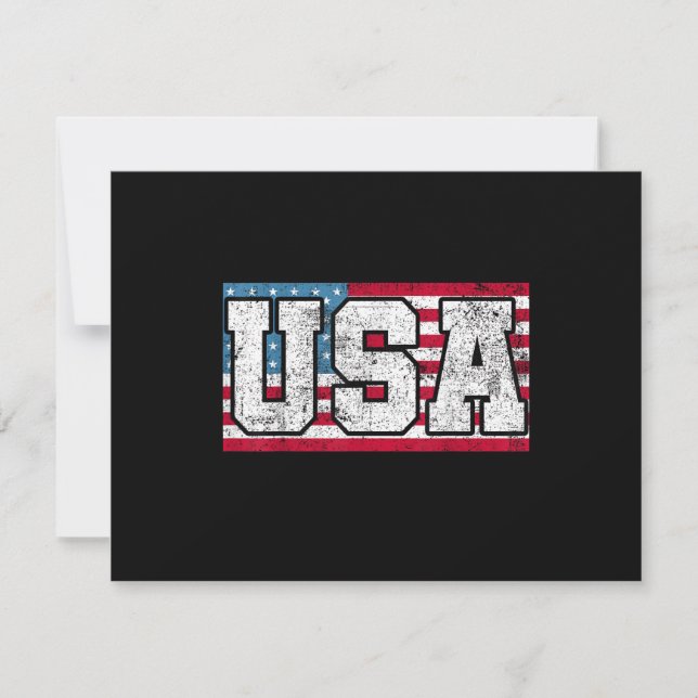 Américain USA Drapeau américain 4 juillet (Devant)