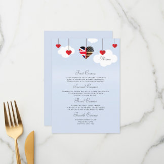 American British 4 Cours Menu Mariage