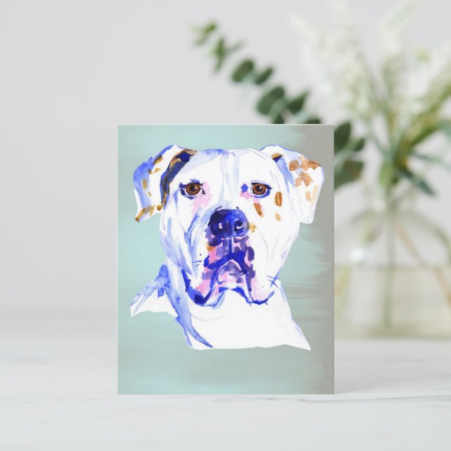 American Bulldog Chien Art (Debout devant)