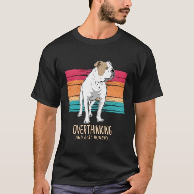 American Bulldog Pullover Cadeau femmes hommes à c (Devant)