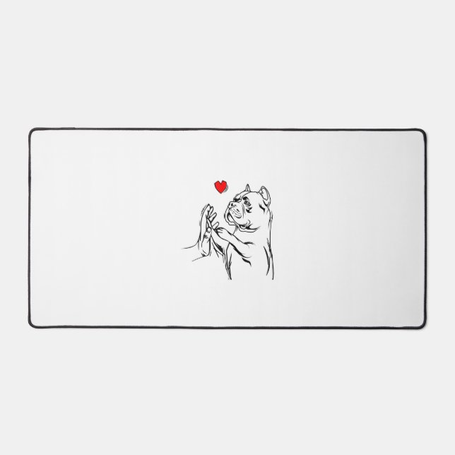 American Bully Lote Pitbull Dog Maman Funny Gir (Recto)