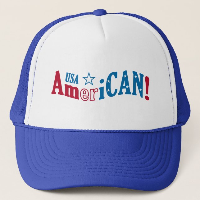 AmeriCAN ! casquette - choisissez la couleur (Devant)