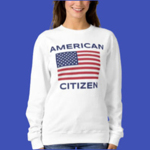 American Citizen Bold USA Sweatshirt du drapeau