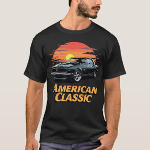 American Classic '68 Camaro Sunset T-Shirt pour ho