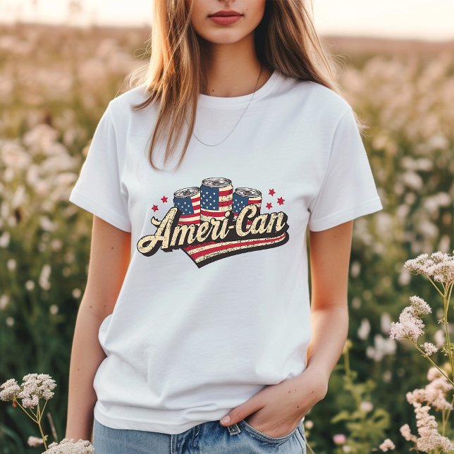 American Drinking Can 1776 T-Shirt (Créateur téléchargé)