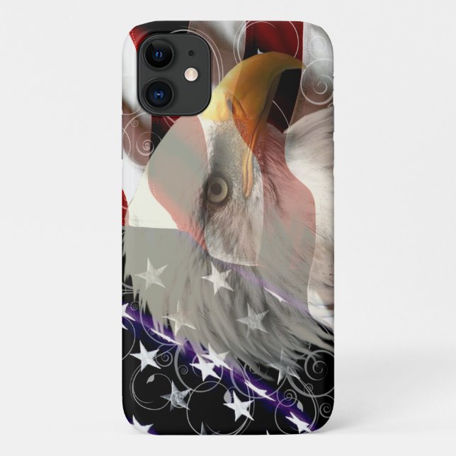 American Eagle Drapeau iPhone 5 Coque (Dos)