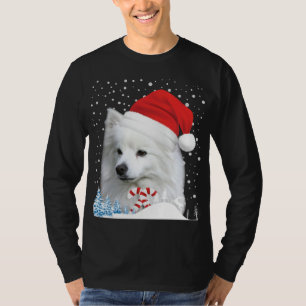 American Eskimo Chien laide Sweat de Noël Père Noë