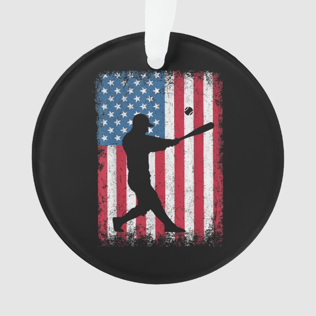 American Flag Baseball Team Cadeau pour Hommes Gar (devant)