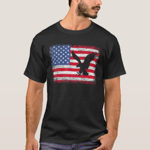 American Flag Eagle Tshirt Usa
