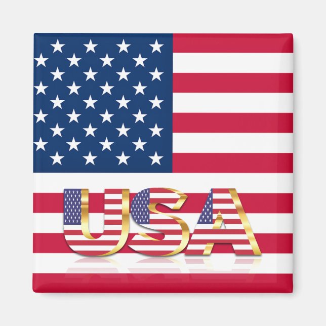 American Flag Magnet USA (Devant)