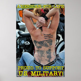 American For Life POSTER - Choisissez Votre Taille