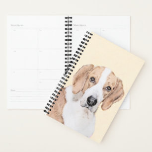American Foxhound Painting - Joli chien d'origine 