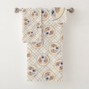 American Foxhound Red Walker mignonne Peinture Chi