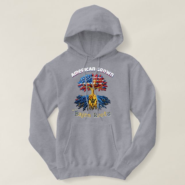 American Grown - Bajan Roots Sweat - shirt à capuc (Design devant)