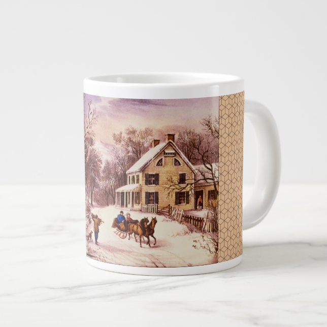 American Homestead Winter Specialty Mug (Devant droit)