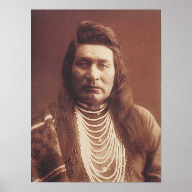 AMERICAN INDIAN CHIEF HISTORIC PHOTOGRAPHY POSTER (Devant)