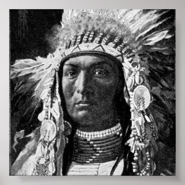 American Indian Chief Poster (Devant)