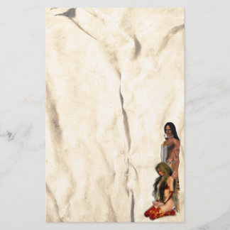 American Indian Couple papeterie
