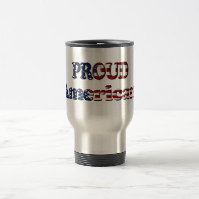 American Pride Patriotic Travel Mug (Centre)