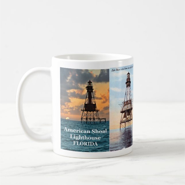 American Shoal Lighthouse, Floride Mug (Gauche)