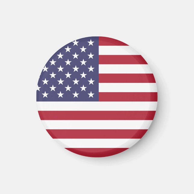 American United States USA Flag Magnet (Devant)